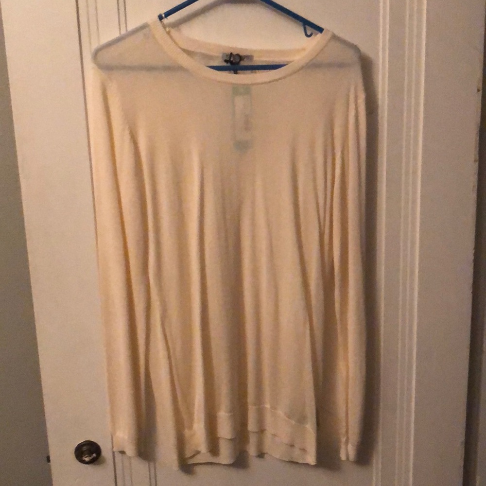 Cream sweater